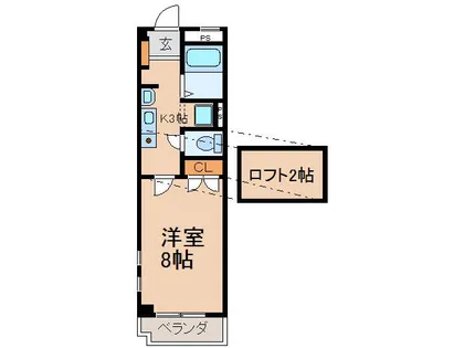 カシア【3階】の間取り