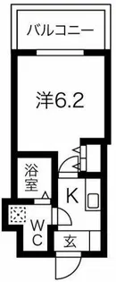 ニューシティアパートメンツ西天満【9階】の間取り