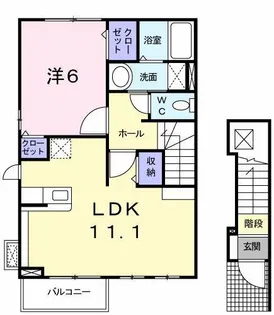 ファラオ藤沢台【2階】の間取り