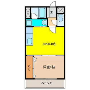 グレイスコート【6階】の間取り
