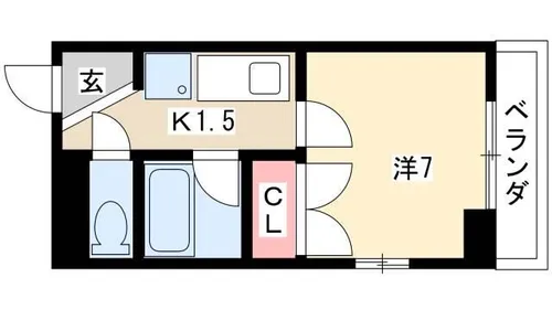 フォレスト318【3D号室】の間取り