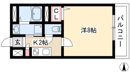 willDo金山正木【9階】の間取り