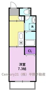 アルファルファ A棟【3階】の間取り