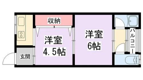 LH住宅第1【205号室】の間取り