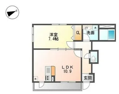 ファインビューヒルズⅡ【1階】の間取り