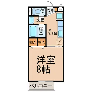 Surplus Oneみずの【2階】の間取り