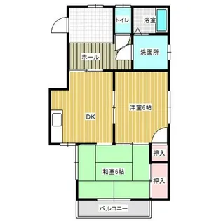 DOM STYLE【201号室】の間取り