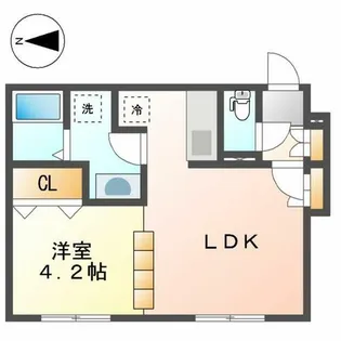 Branche覚王山Ⅱ【501号室】の間取り