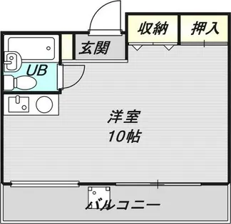 大阪府吹田市山手町4丁目【マンション】の間取り