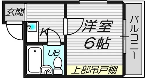 コーポウエスト守口【1階】の間取り