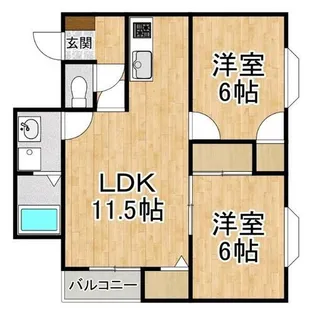 ネストマンション【4階】の間取り