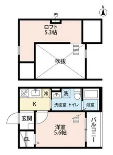 シティリバー南十一番【1階】の間取り