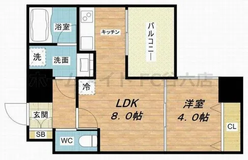プレジオ本町【6階】の間取り