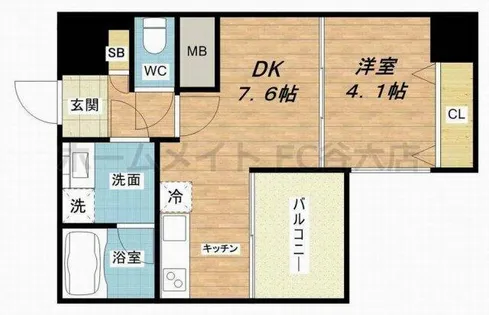 プレジオ本町【11階】の間取り