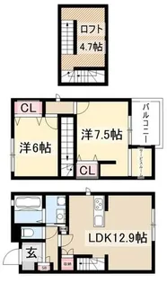 エスパス神村【1階】の間取り