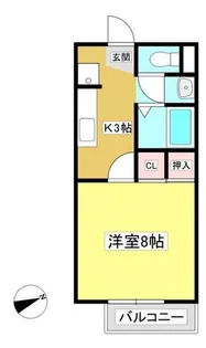 サンコートひまわり【2階】の間取り