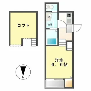 カレラ【205号室】の間取り