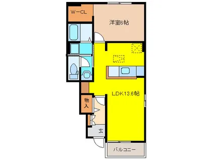 ビューテラス陶Ⅱ【1階】の間取り