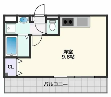 ロイヤルクィーンズパーク吹田片山町【7階】の間取り