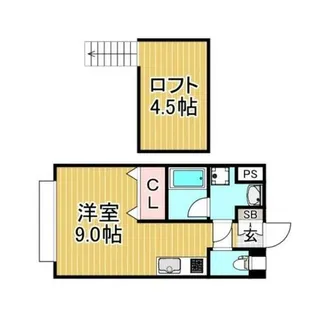 福岡県大野城市下大利1丁目【アパート】の間取り