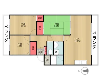 BIRTH30【5階】の間取り