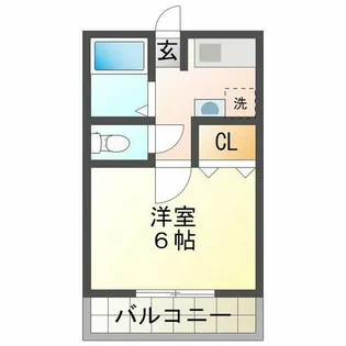 リバージュ須磨浦【1階】の間取り