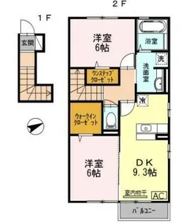 シロフィーマ メゾン B棟【2階】の間取り