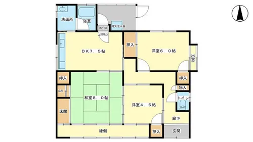 兵庫県姫路市刀出【一戸建】の間取り