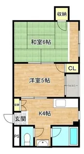 ハイツディーセント【3階】の間取り