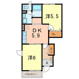 プリマヴェーラ【1階】の間取り