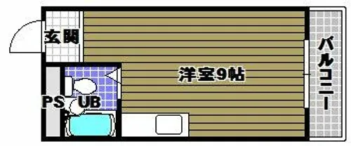 ハイムニシキ【3階】の間取り