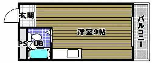 ハイムニシキ【3階】の間取り
