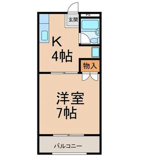 パレス【3階】の間取り