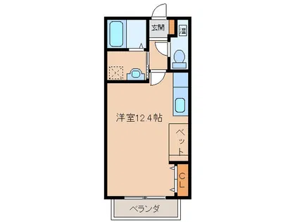 サン・friendsF丹羽【2階】の間取り
