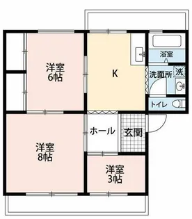 増田ハイツ【2階】の間取り