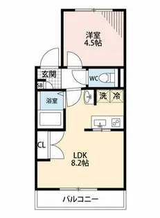 グランデュール柱【2階】の間取り