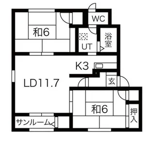 メイユール澄川N【2階】の間取り