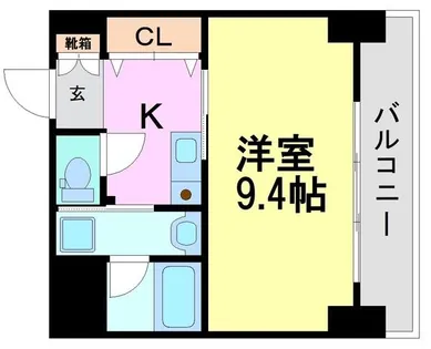 ラ・コピエ南塚口【2階】の間取り