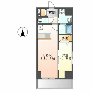 GRAN DUKE栄elima【701号室】の間取り