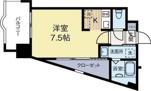アルファシオディフォンド【4階】の間取り
