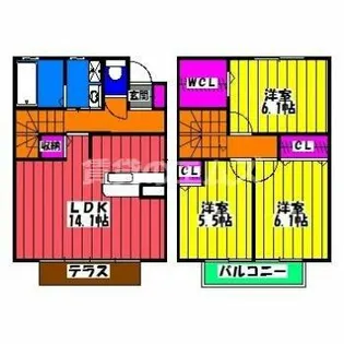 イマジンⅢ【1階】の間取り