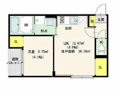 エンジェルケープ【2階】の間取り