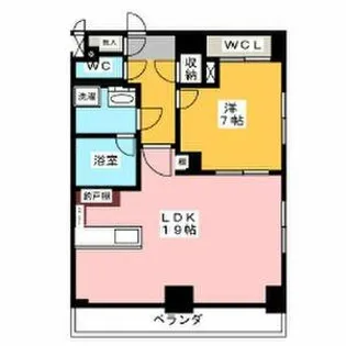 プレディアスタイル白川公園【12階】の間取り