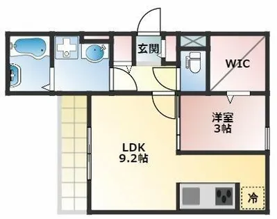 アイリープラザ上ノ丸【3階】の間取り