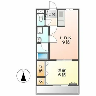 アムールハウス【102号室】の間取り