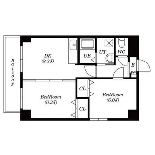 エクセルパレス【2階】の間取り