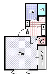 1Kの間取り画像