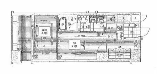 リーガル四ツ橋立売堀Ⅱ【6階】の間取り