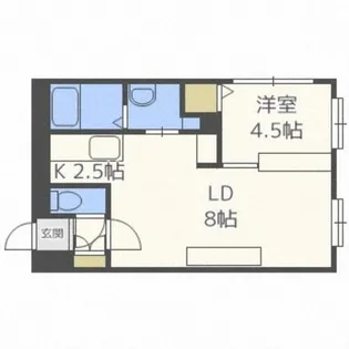 ロワ・ボヌール【3階】の間取り
