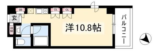 Ritzy本山【209号室】の間取り